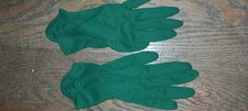 Ladies Vintage Dress Gloves Green Size Small Or Medium 
