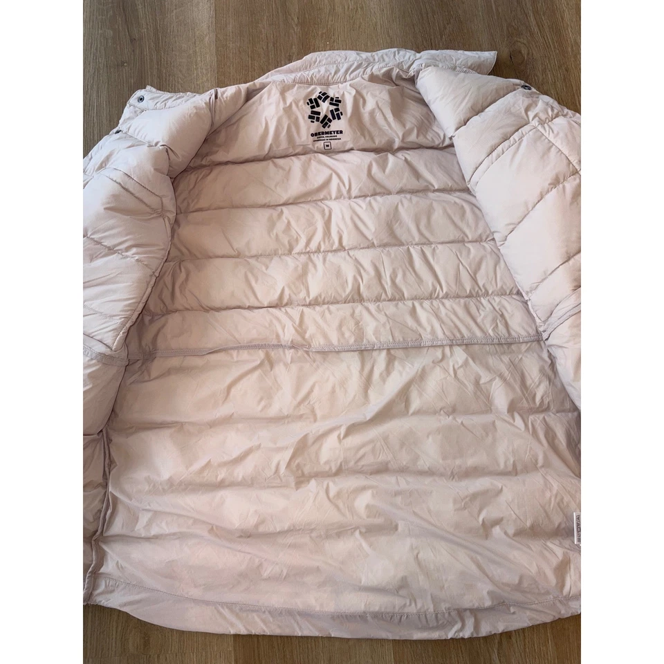 Chaqueta Camisa de Plumón Obermeyer Explorer Para Hombres Nueva con Etiquetas -Mediana-Cemento Foto 4 de 4