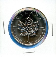 2013 Canada Silver Maple Leaf $5 1 oz .9999 BU MS Uncirculated #35 Coin