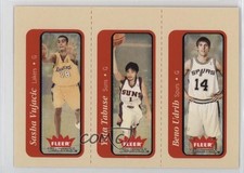 2004-05 Fleer Tradition Sasha Vujacic Yuta Tabuse Beno Udrih #266 5r6