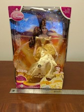 Disney Princess Belle Celestial Princess Porcelain Doll Brass Key 2009 NIB
