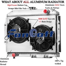 4 Row Radiatorshroud Fan Fits 1968-74 Amc Javelinamxramblermarlinrebelsst.