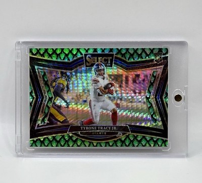 2024 Tyrone Tracy Jr Select Dragon Scale Field Level Prizm /70 New York Giants