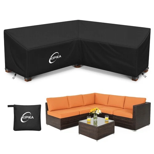 V-Shaped Garden Furniture Cover 420D Oxford Waterproof Windproof Anti-UV
