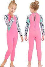 Wetsuit for Boys Girls 2.5mm Neoprene Thermal Swimsuit Fullsuit Wet Suits Lon...