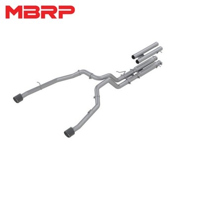 MBRP Armor Pro 3'' Cat-Back Dual Exhaust CF Tips For 21 24 Ram TRX 6.2L S/C