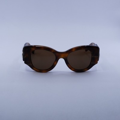 New Balenciaga BB0070S 007 Shiny Medium Havana/Brown 50-22  display picture 3