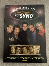 NSYNC Photo Card Album Vintage Boy Bands Justin Timberlake 70 Photos Panini