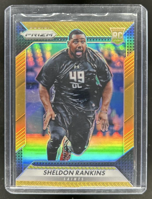 2016 Panini Prizm Sheldon Rankins RC Gold Rookie #/10 Saints