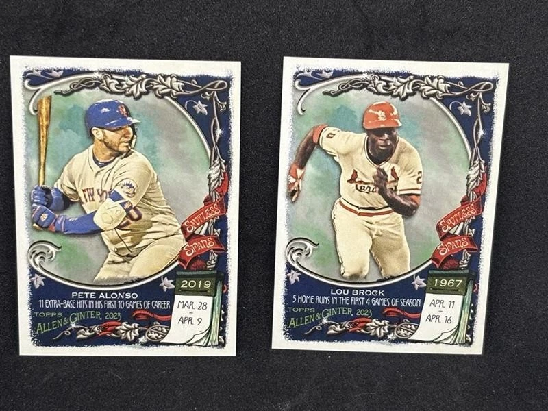 Lot of 8 2023 Topps Allen & Ginter Spotless Spans - Image 2 of 4