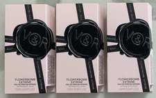 3 x VIKTOR & ROLF Flowerbomb Extreme eau de parfum intense sample set 0.04oz ea.
