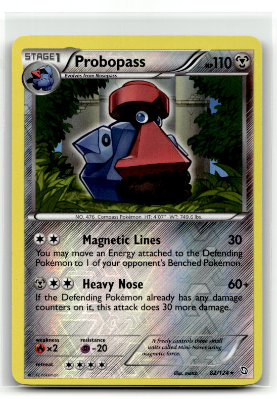 Pokemon TCG - Probopass 82/124 - Reverse Holo Rare - Dragons Exalted