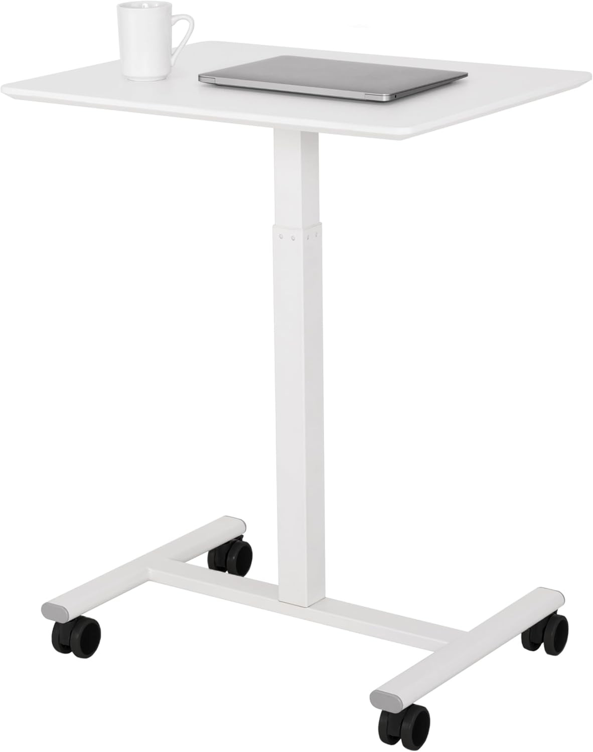 Desk Rolling Cart, White 25.6