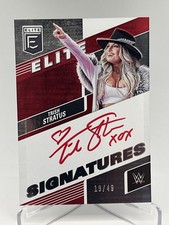 2023 Donruss Elite WWE Trish Stratus #ES-TST Elite Signatures Red Auto 19/49