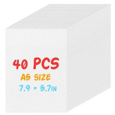 40 Pieces Shrinky Dink Sheets Kit, 7.9 X 5.7-Inch Shrink Paper Shrink Art Paper,