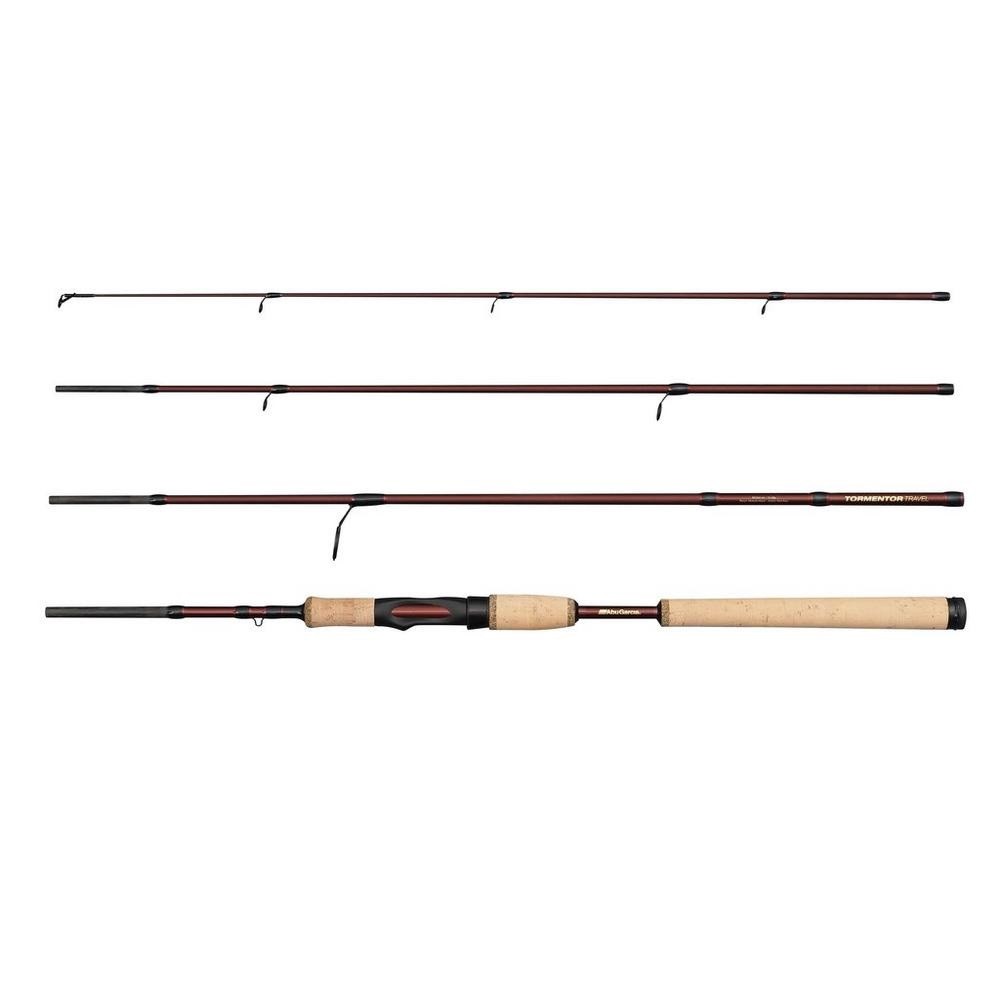 Abu Garcia Tormentor 2 Travel 804MH 2,44m 10-40g 4-teilig Reiserute Spinnrute