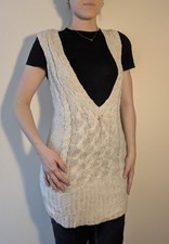 Y2K Vintage, women's knitted dress, size M, sleeveless