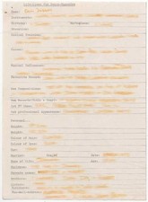 Hobo Colin Duggan Hand Filled Questionnaire 'Bravo' Magazine 1975