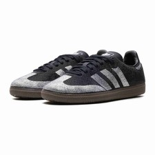 adidas Womens Samba OG Black Silver Rhinestones IH9052 Women Size