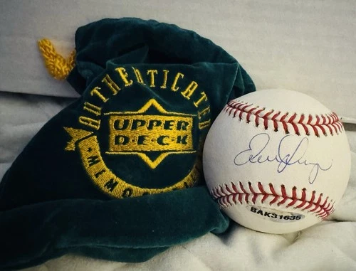 Evan Longoria Signed MLB Baseball UDA & MLB Hologram 2008 ROY Rays