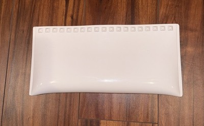 NWT $114 Carmen Sol Womens Studded Snapped Julian Clutch Handbag White Read