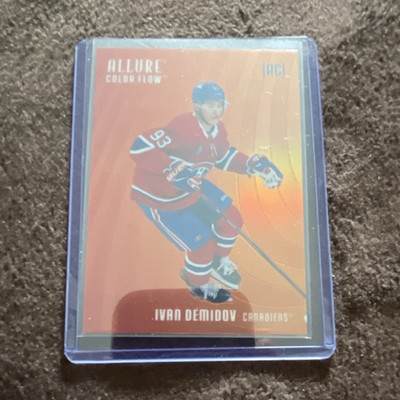 Upper Deck 2025-26 Allure Color Flow Red-Orange Ivan Demidov Rookie CF-22