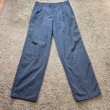 VINTAGE Levi's Officer Corps Pleated Trousers Mens 33 Blue Gray Casual Outdoor