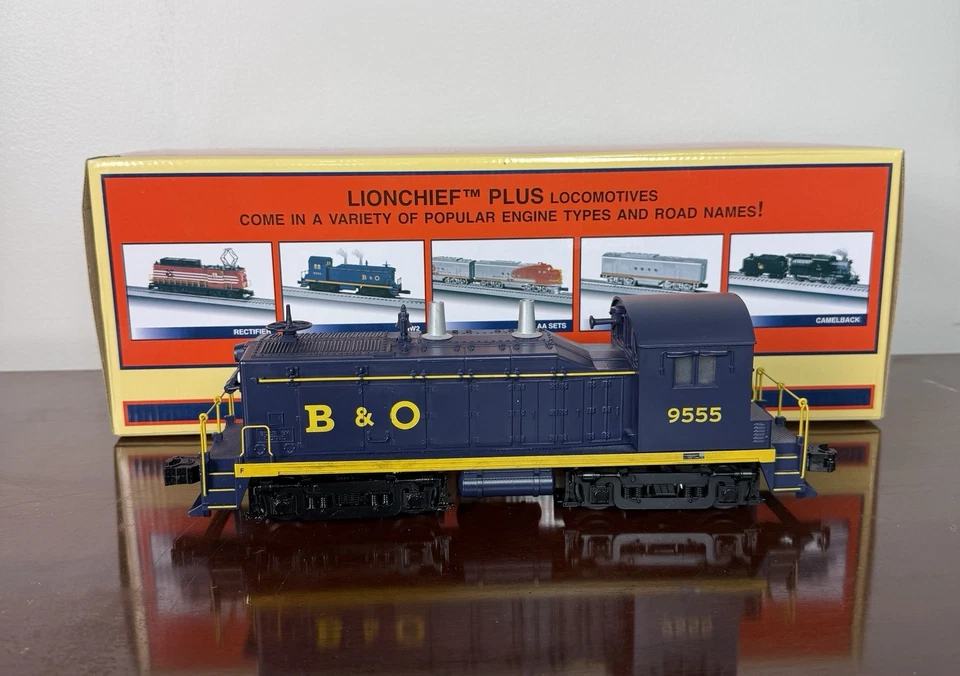 Lionel B&O NW2 #9555 Locomotive Boxed Lion Chief Plus - Image 2 of 4