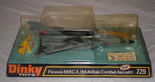 Vintage Dinky No. 729 Panavia MRCA Multi Role Combat Aircraft in Box Airplane