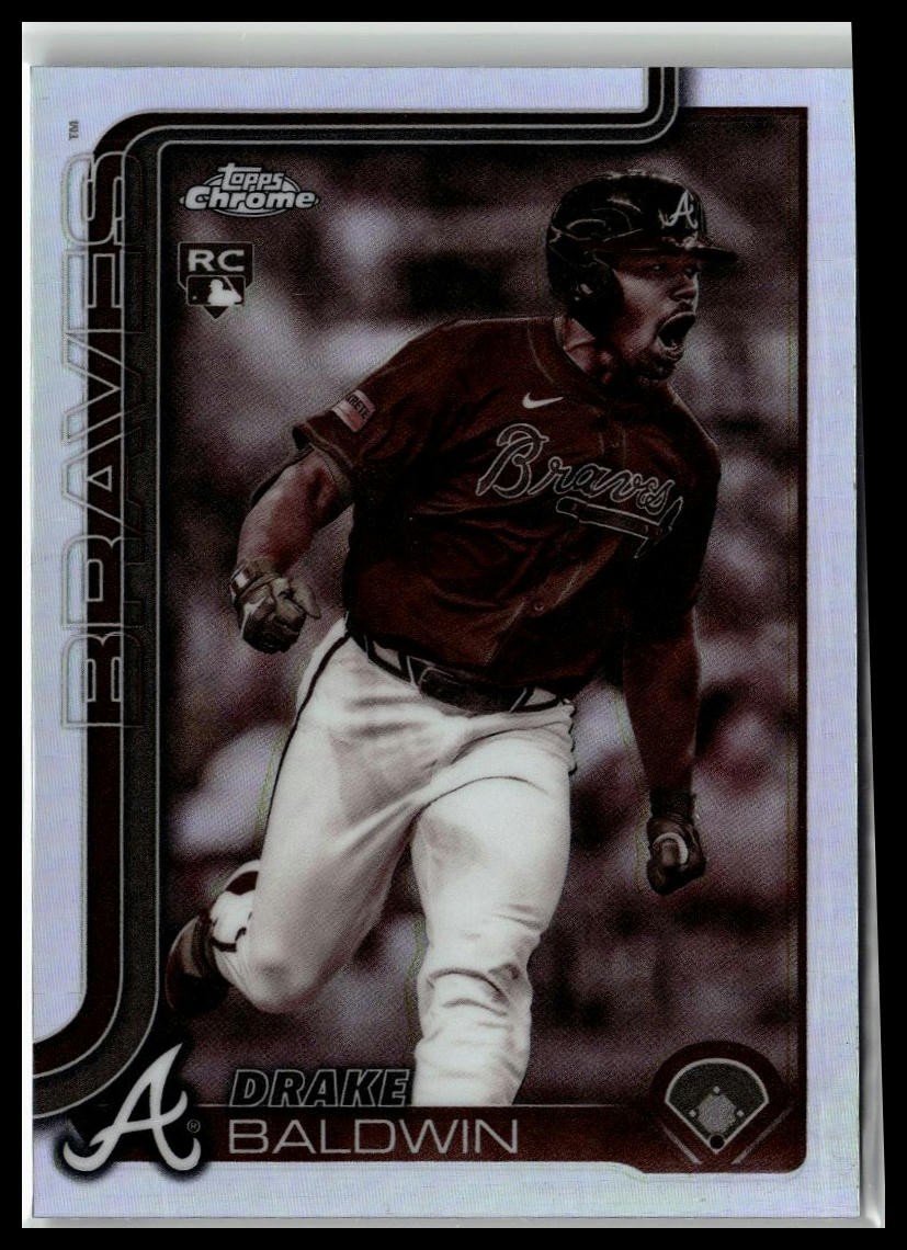 2025 Topps Chrome Update #USC96 Drake Baldwin Sepia Refractors