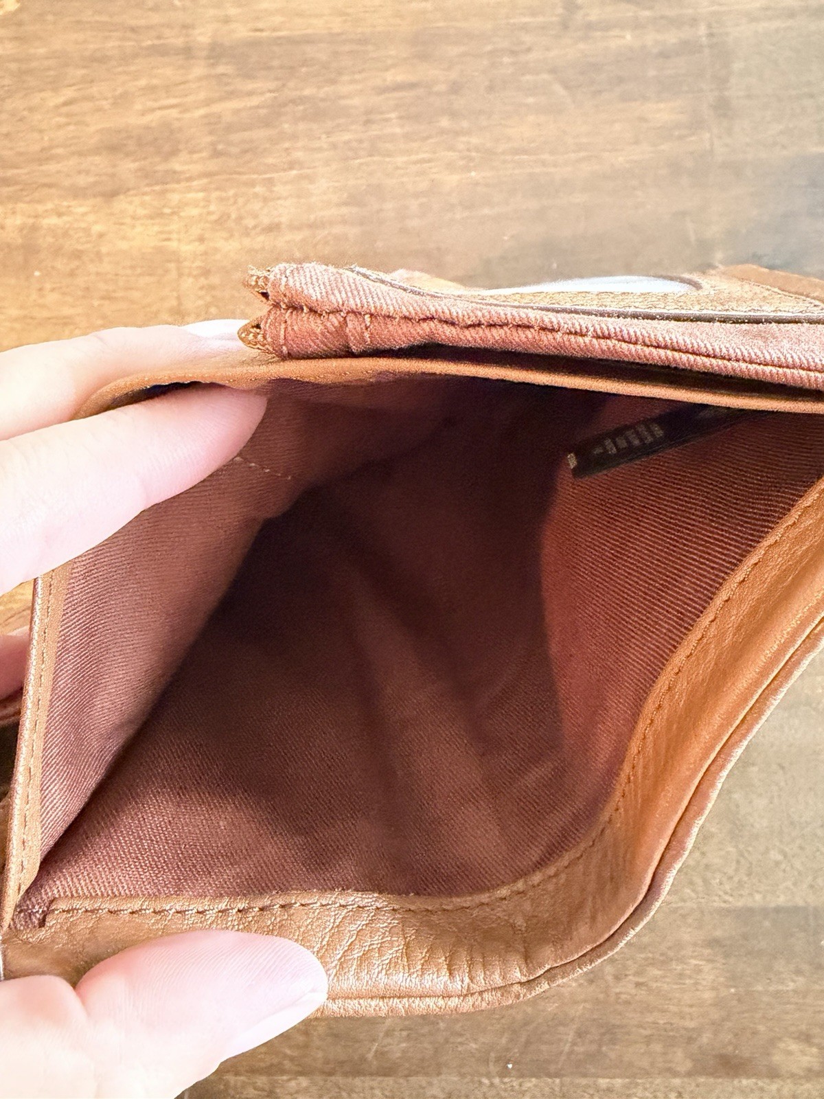 Brown Multi Pocket Fossil Wallet - image 7