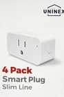UNINEX 4-Pack  Smart Plug Slim Line