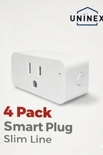 UNINEX 4-Pack Smart Plug Slim Line
