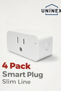 UNINEX 4-Pack Smart Plug Slim Line