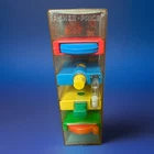 1971 Vintage FISHER PRICE 118 Tumble Tower INFANT MOTOR SKILLS Toy 10"