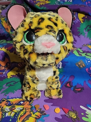 #ad FurReal Lil Wilds Lolly the Leopard Interactive Sound Plush With Food Pieces $12.50