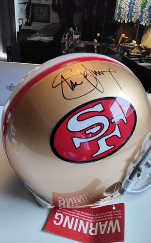 Steve Young San Francisco 49ers Autographed Riddell Proline Helmet Full