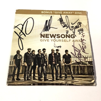 Newsong Give Yourself Away Bonus Disc 2009 Signed Bonus CD Christian Gospel