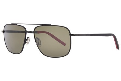Serengeti Tellaro 8818 Sunglasses Shiny Black/Green Polarized PHD2.0 Lens 60-mm