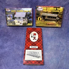 Lot of 3 HO Scale Atlas 711 & Atlas 750 & Campbell Scale Models 305-1275