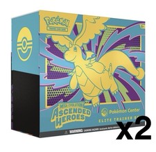 Pok mon Mega Evolution-Ascended Heroes Pok mon Center ETB PRESALE x2