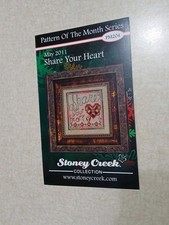 Stoney Creek Cross Stitch Pattern Of The Month May 2011 Share Your Heart