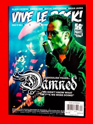 UK - Vive le Rock Magazine 2026 - Issue 130 THE DAMNED - Black Crows