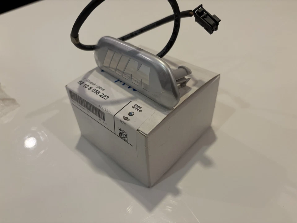 🔥Genuine BMW 52108058223 Illuminated M Trim For Backrest - Silver - F8X M3 / M4 - Image 3 of 4