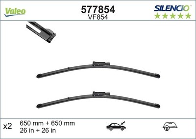 Scheibenwischer vorne VALEO-OE 577854 für SEAT