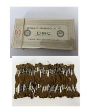 DMC Embroidery Floss Color  829 Very Dark Golden Olive Box of 24 New