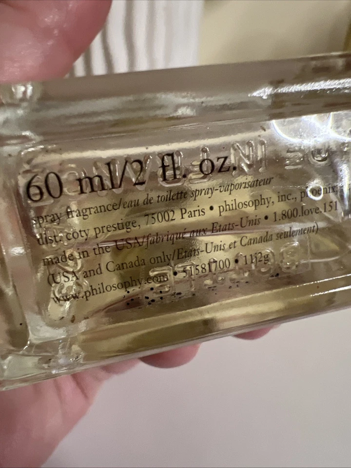 Philosophy Summer Grace 2 унц туалетная вода спрей Pre-Coty - Изображение 2 из 4