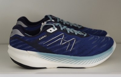 $160 Karhu Fusion 4.0 Hi Running Shoes Mood Indigo / Stone Blue Men 10.5