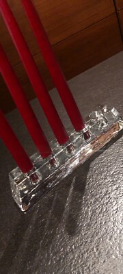 Eisch Vintage Blockglas KERZENSTÄNDER
