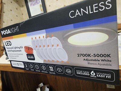 Recessed Lighting 6 Inch, Include Hole Saw,12 Pack 6Inch 5CCT Ultra-Thin, LED Ce